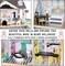 Lil' Jumbl 3-Floor Wooden Dollhouse with Elevator and 16-Piece